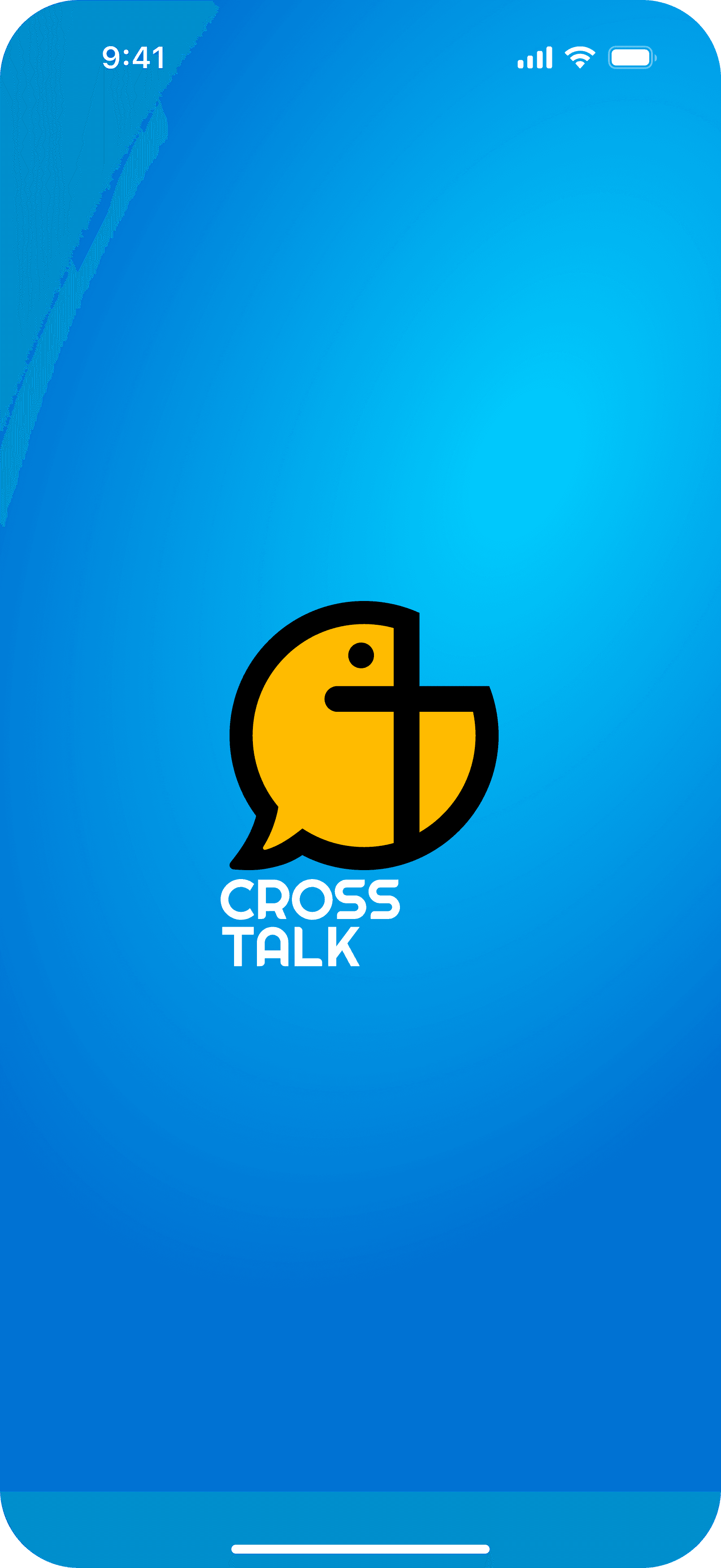 CrossTalk splash screen